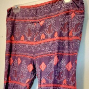 Lularoe Pink & Purple Tall & Curvy size 12-18 leggings